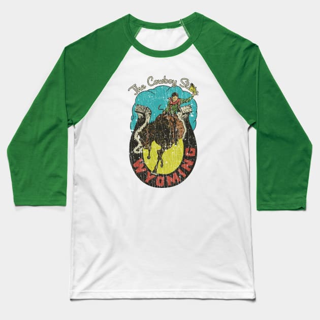 Wyoming The Cowboy State 1890 Baseball T-Shirt by JCD666